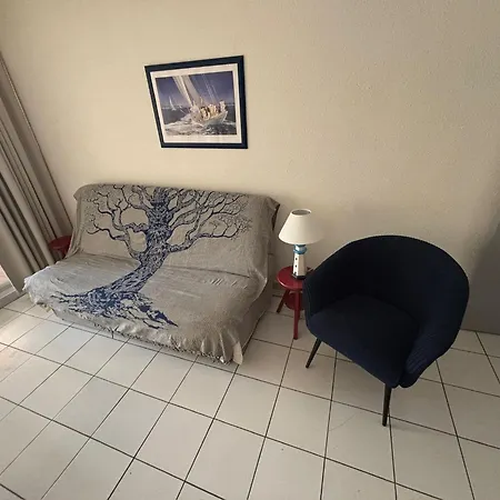 Grand F2 40 M2 Centre Port, Loggia 5m2, Vue Jardin, Belle Terrasse, Parking Privé